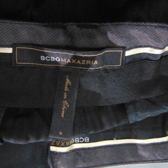 BCBG MAX AZRIA BLACK STRAIGHT LEG WOOL Blend Pants - Picture 5 of 6